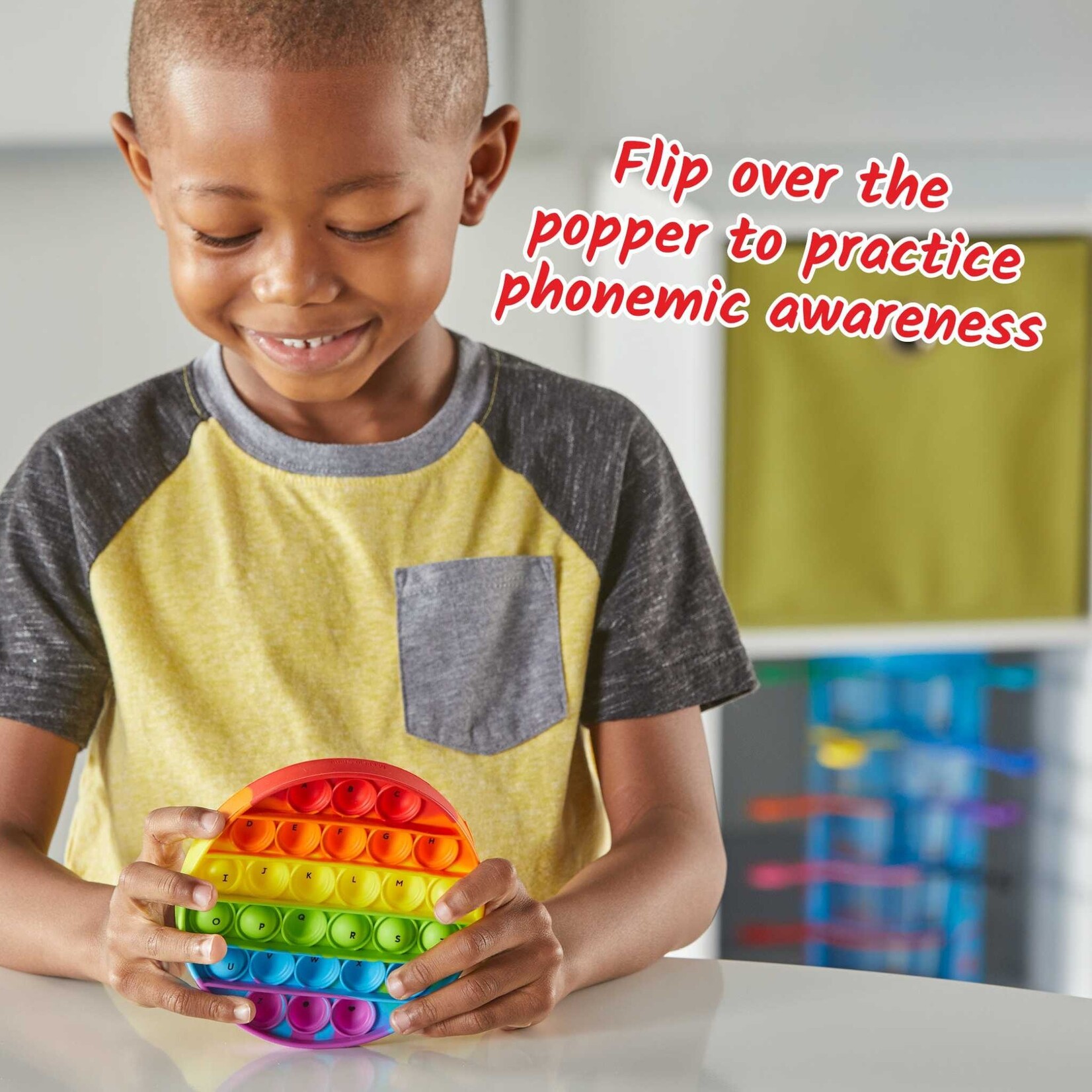 Alphabet Sensory Bubble Poppers, Set of 6
