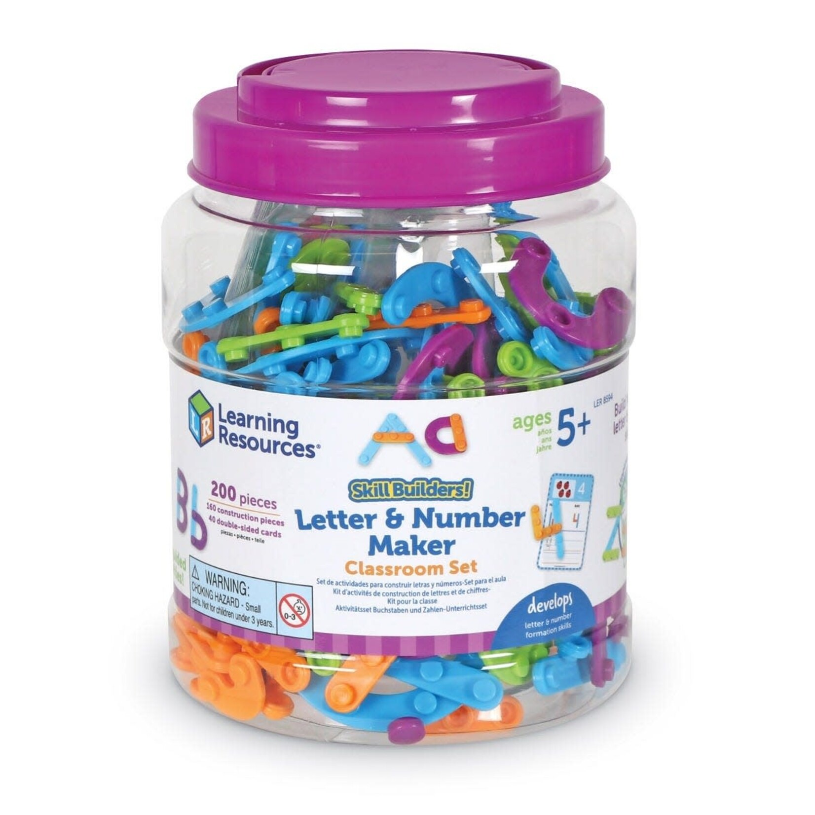 LEARNING RESOURCES INC Skill Builders! Letter and Number Maker Classroom Set