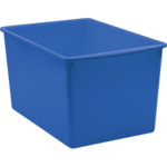 TEACHER CREATED RESOURCES Blue Plastic Multi-Purpose Bin