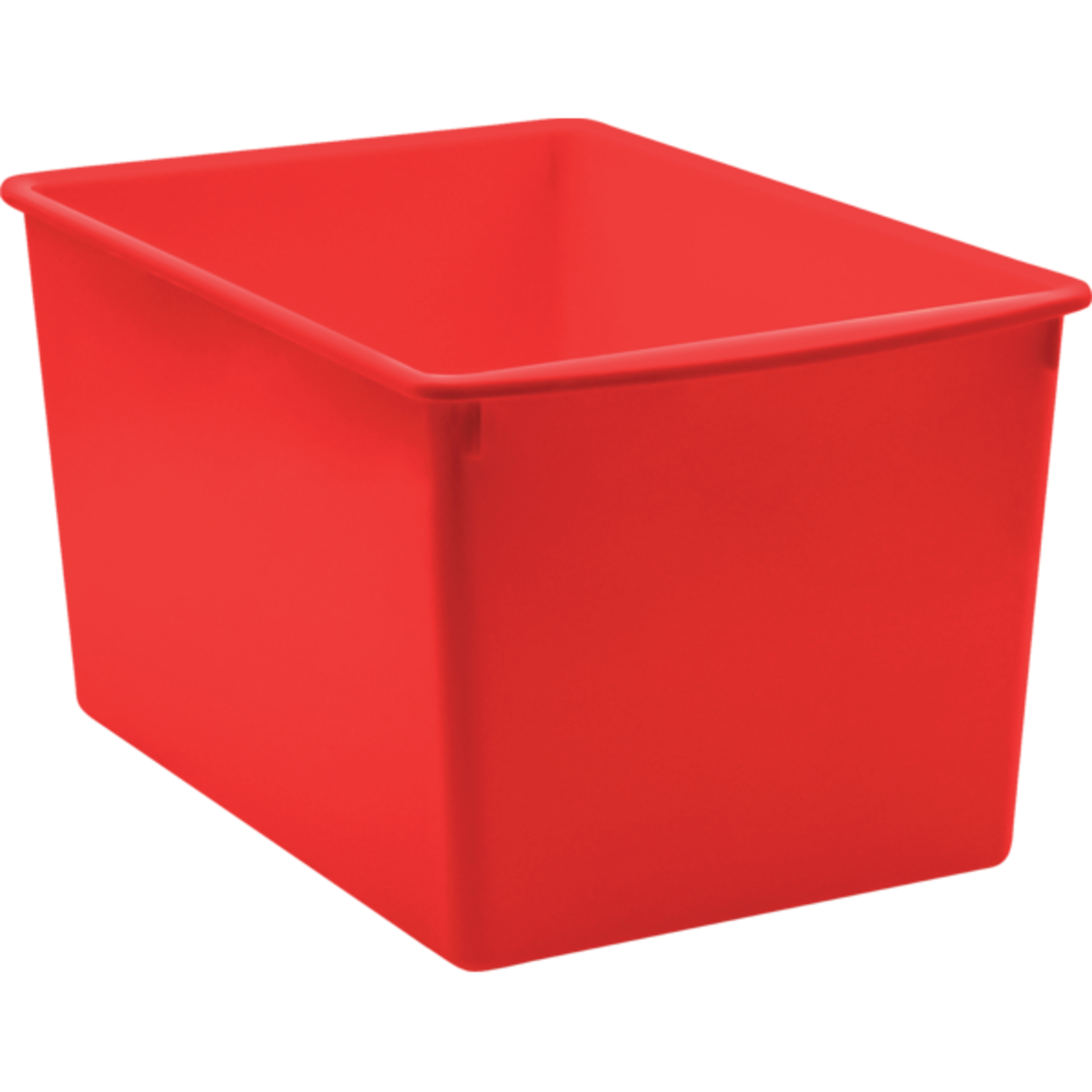 TEACHER CREATED RESOURCES Red Plastic Multi-Purpose Bin