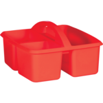 TEACHER CREATED RESOURCES Red Plastic Storage Caddy