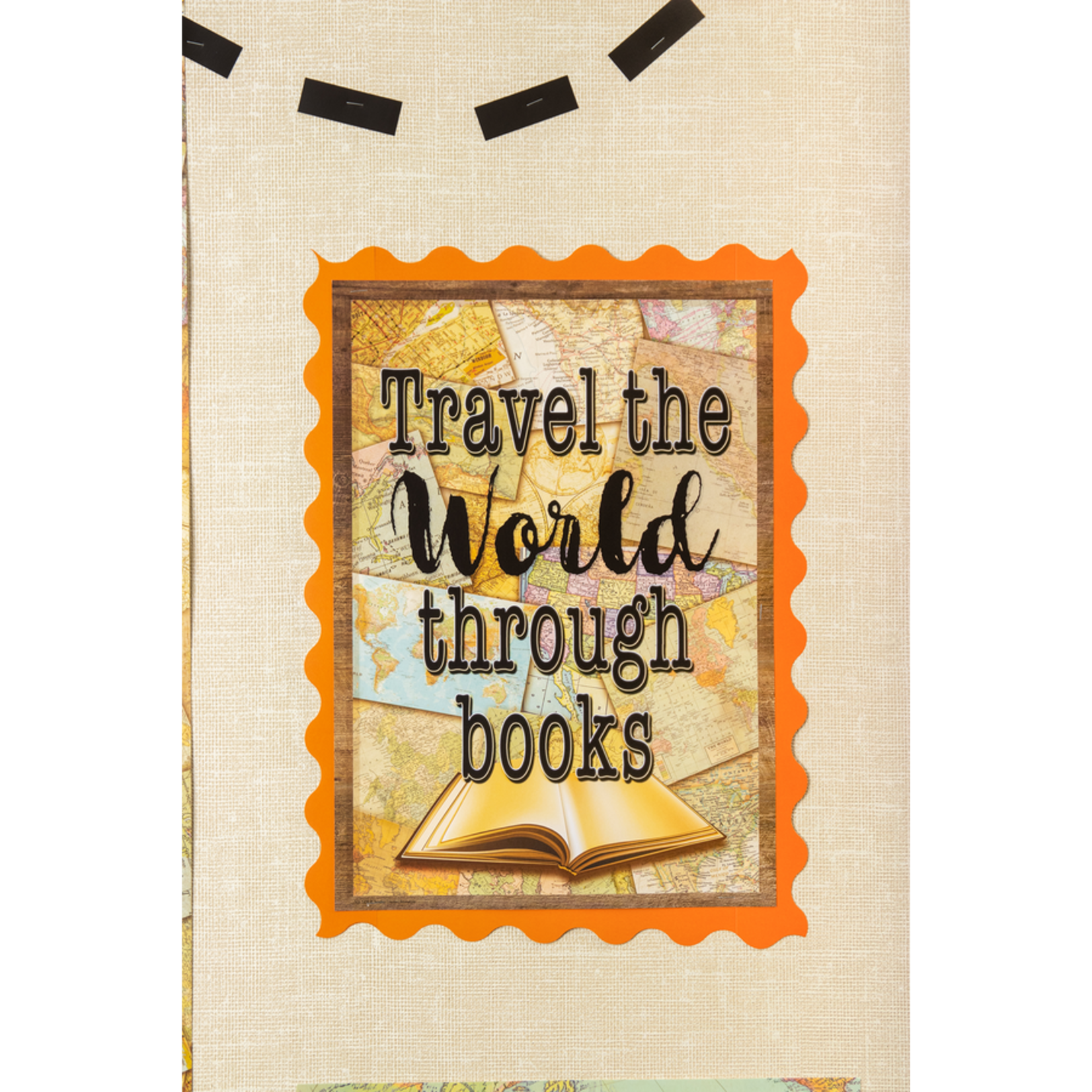 TEACHER CREATED RESOURCES Orange Scalloped Border Trim