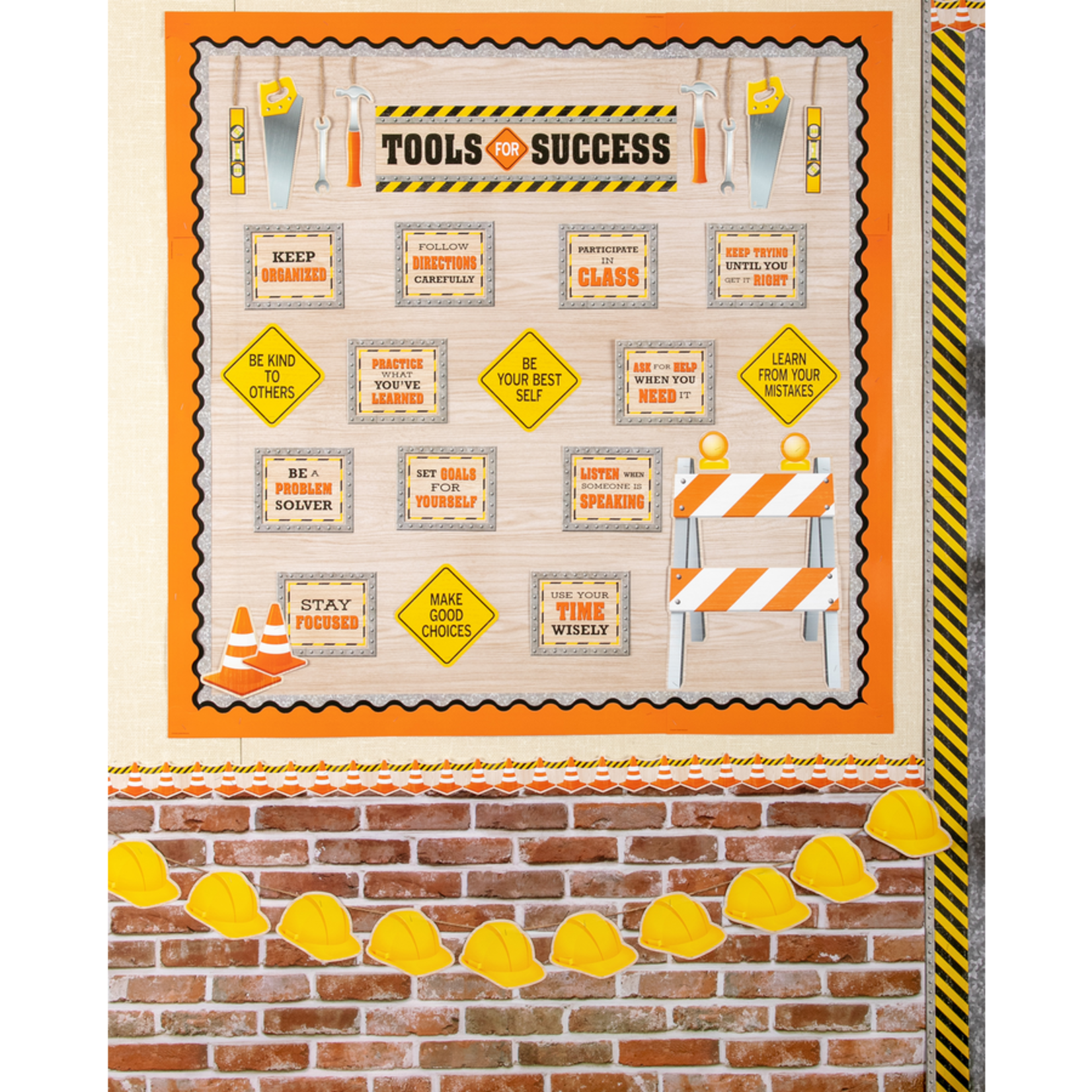 TEACHER CREATED RESOURCES Orange Scalloped Border Trim