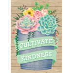 TEACHER CREATED RESOURCES CLM Rustic Bloom: Cultivate Kindness Positive Poster