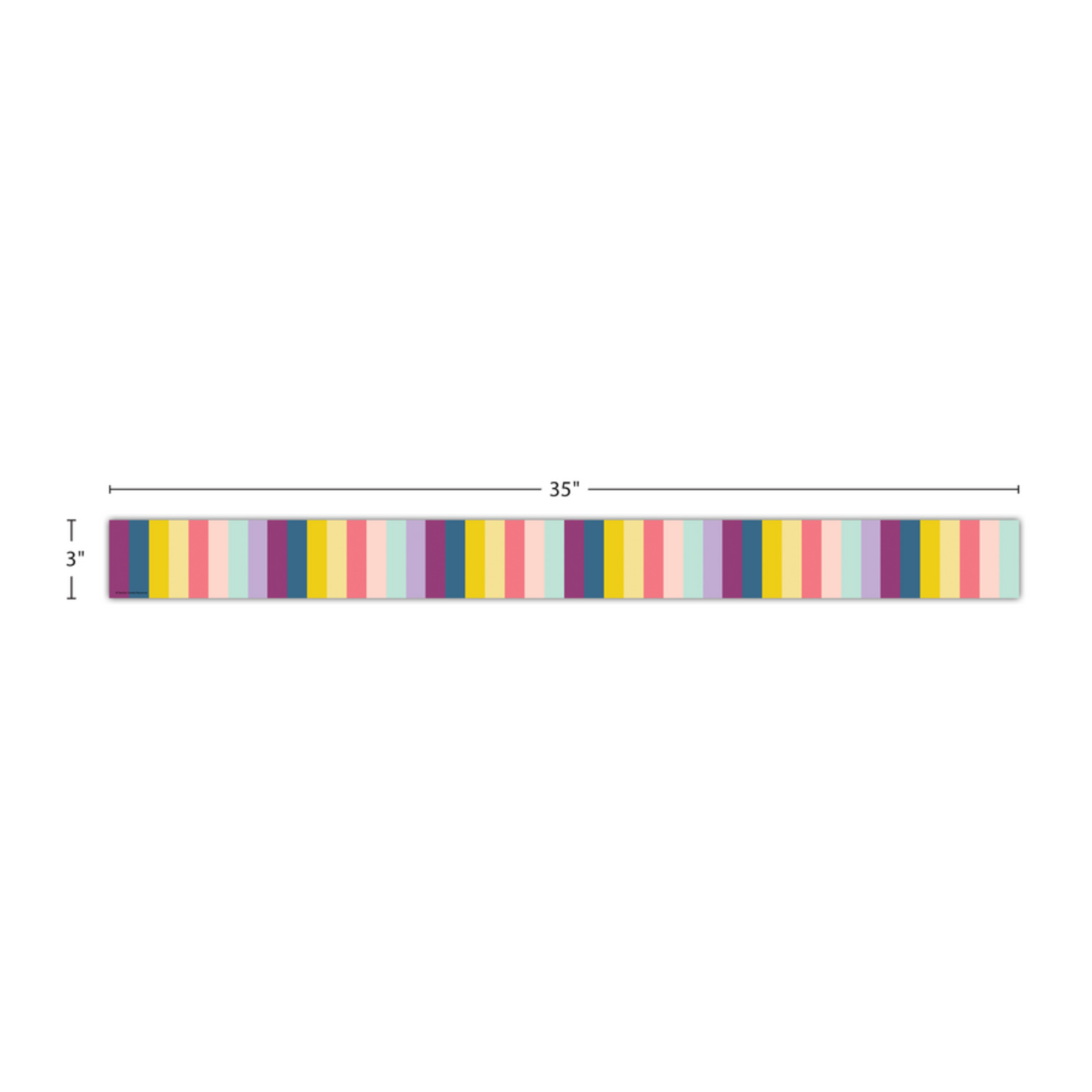 TEACHER CREATED RESOURCES Oh Happy Day Stripes Straight Border Trim