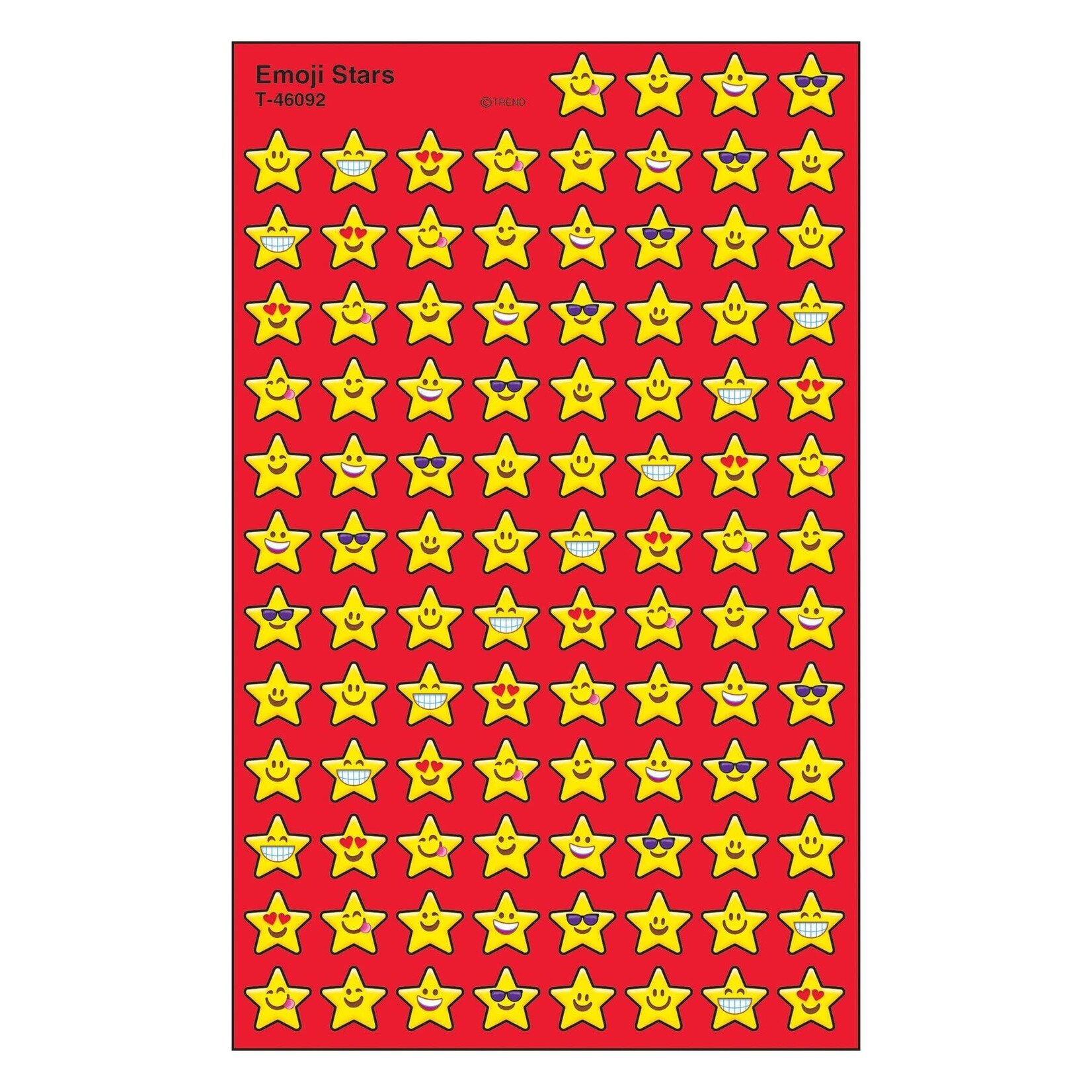 TREND ENTERPRISES INC Emoji Stars superShapes Stickers