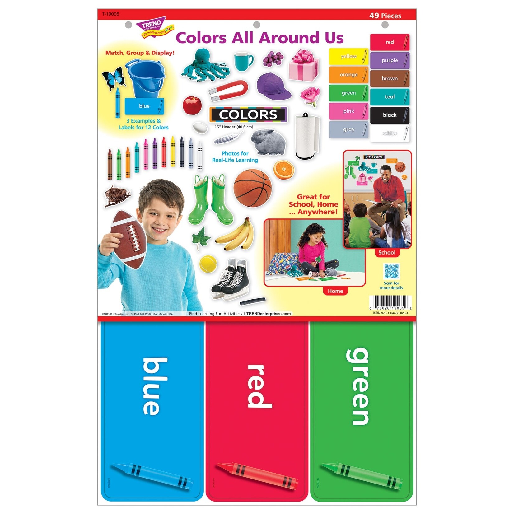 TREND ENTERPRISES INC Colors All Around Us Learning Set