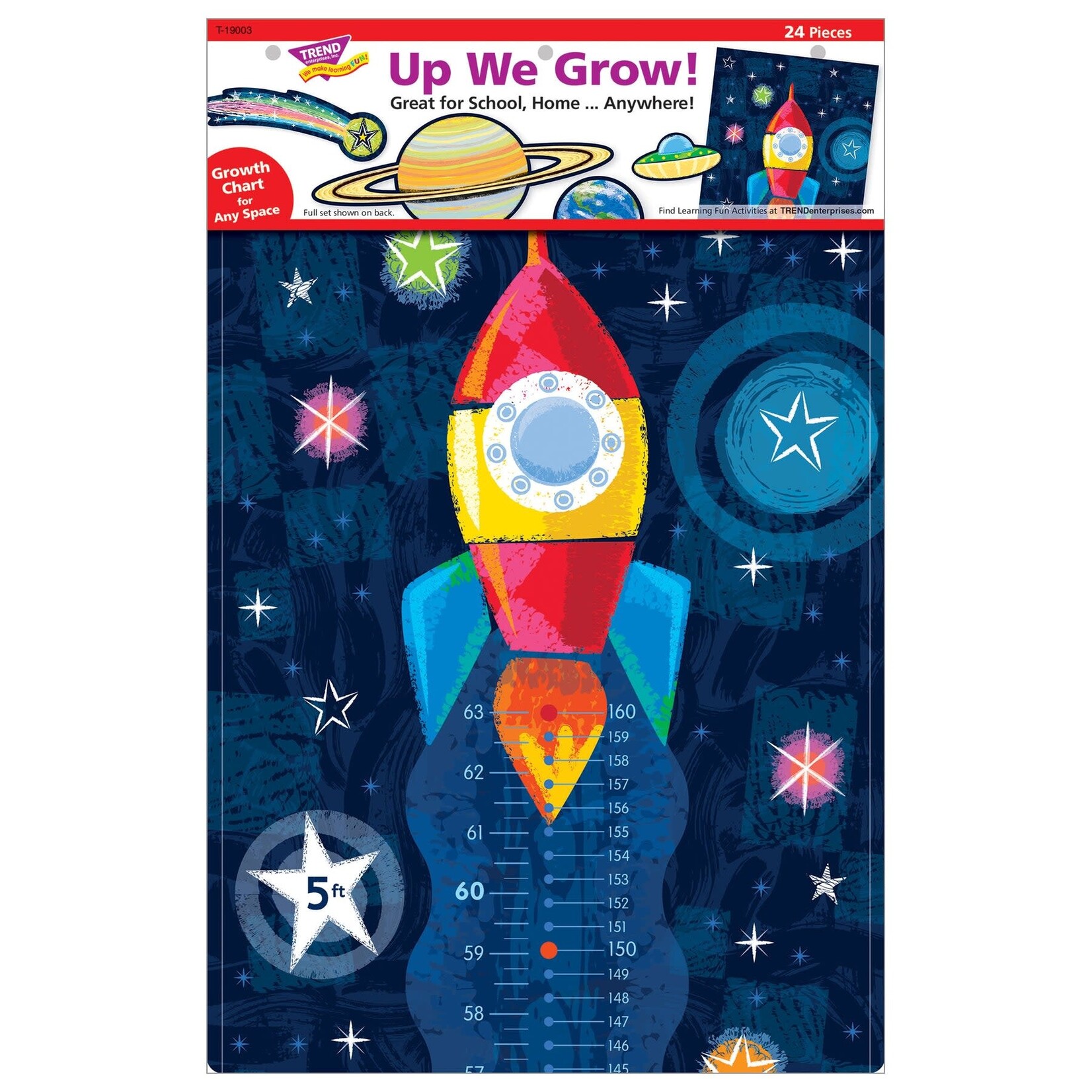 TREND ENTERPRISES INC Up We Grow! Growth Chart Learning Set