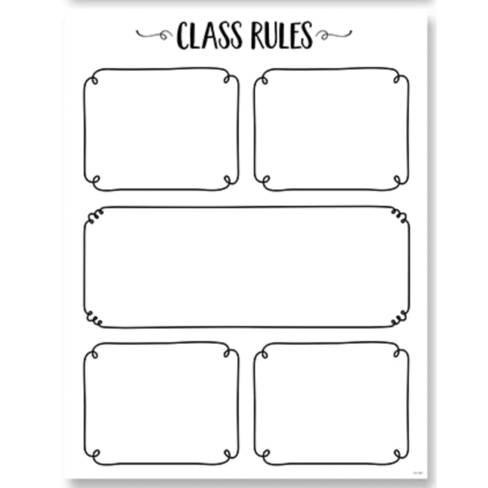 CREATIVE TEACHING PRESS Core Decor Classroom Class Rules Chart