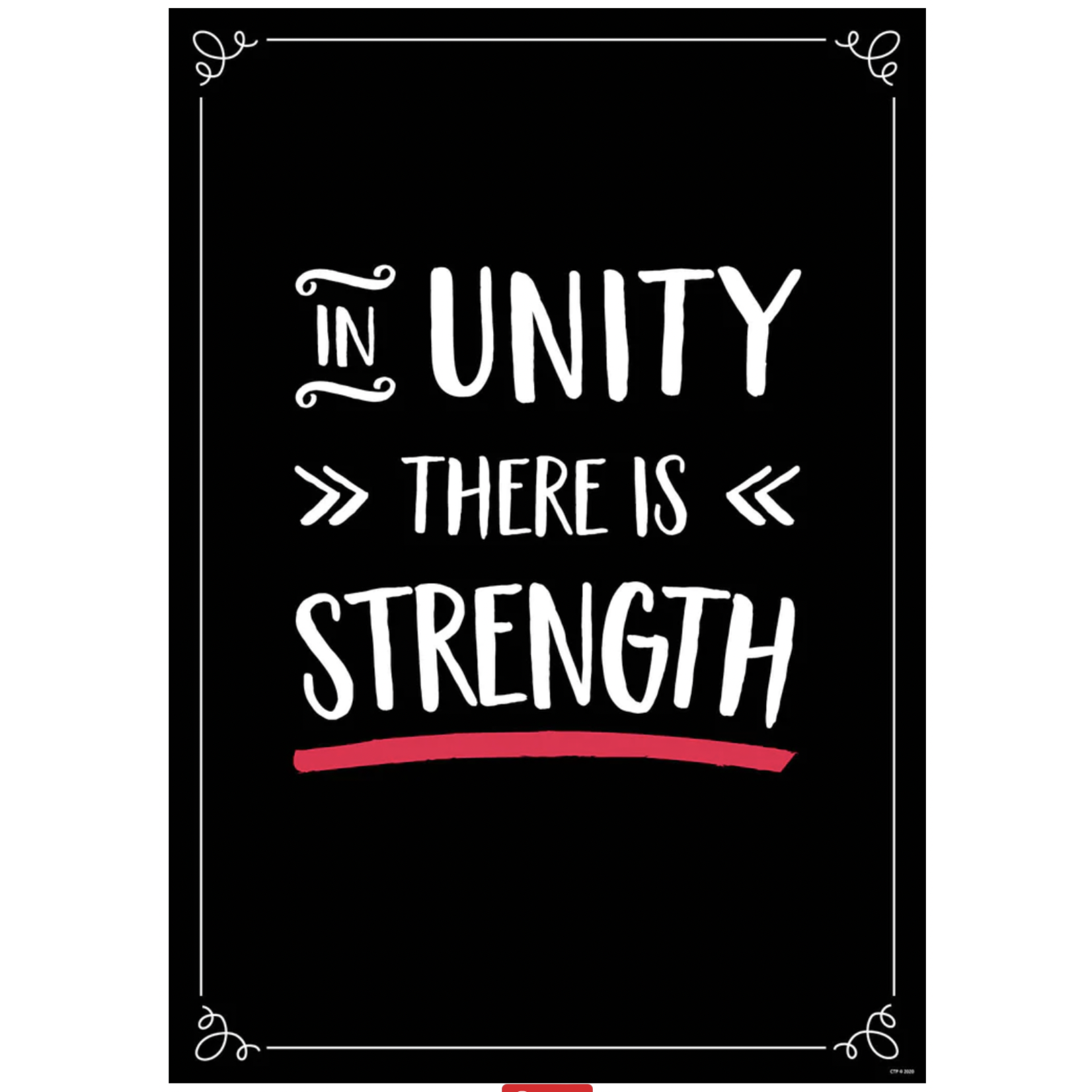 CREATIVE TEACHING PRESS In Unity There is Strength Poster