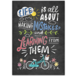 CREATIVE TEACHING PRESS Life is all about making mistakes Poster
