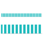 CREATIVE TEACHING PRESS Turquoise Bold Stripes EZ Border (Core Decor)