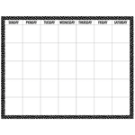 CREATIVE TEACHING PRESS Messy Dots on Black Calendar Chart