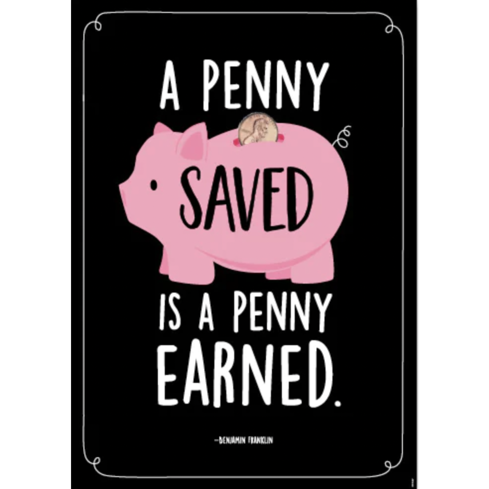 CREATIVE TEACHING PRESS A penny saved… Poster