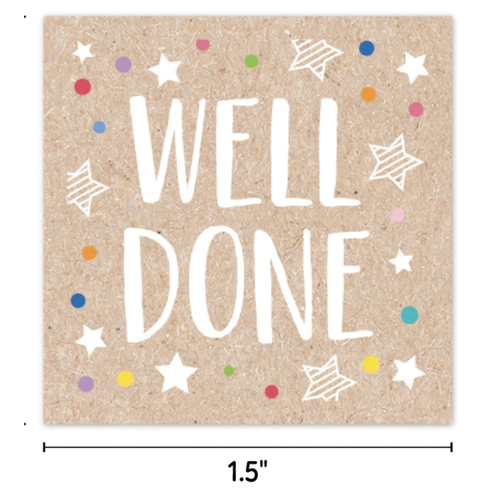 CREATIVE TEACHING PRESS Krafty Pop Colorful Kraft Reward Stickers