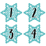 CREATIVE TEACHING PRESS Snowflakes Calendar Days