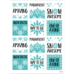 CREATIVE TEACHING PRESS Snowflakes Rewards Stickers