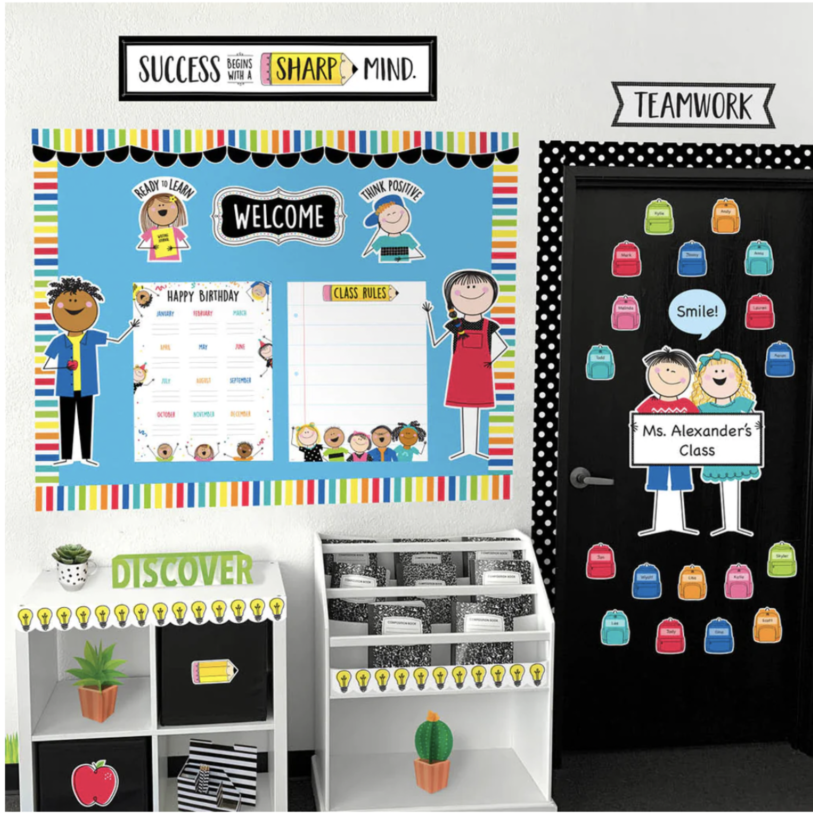 CREATIVE TEACHING PRESS Black Half-dots EZ Borders