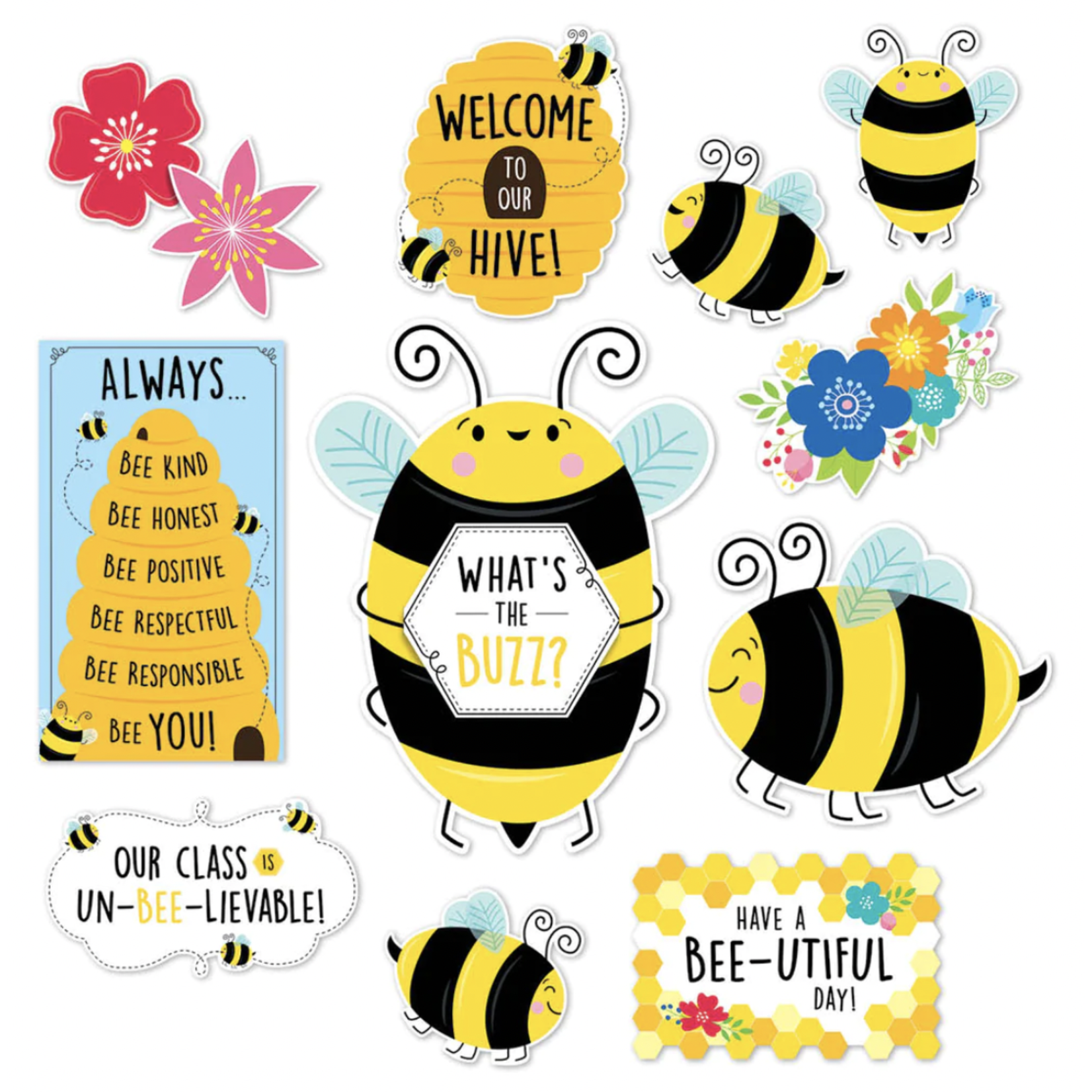 CREATIVE TEACHING PRESS Busy Bees Bulletin Board Set