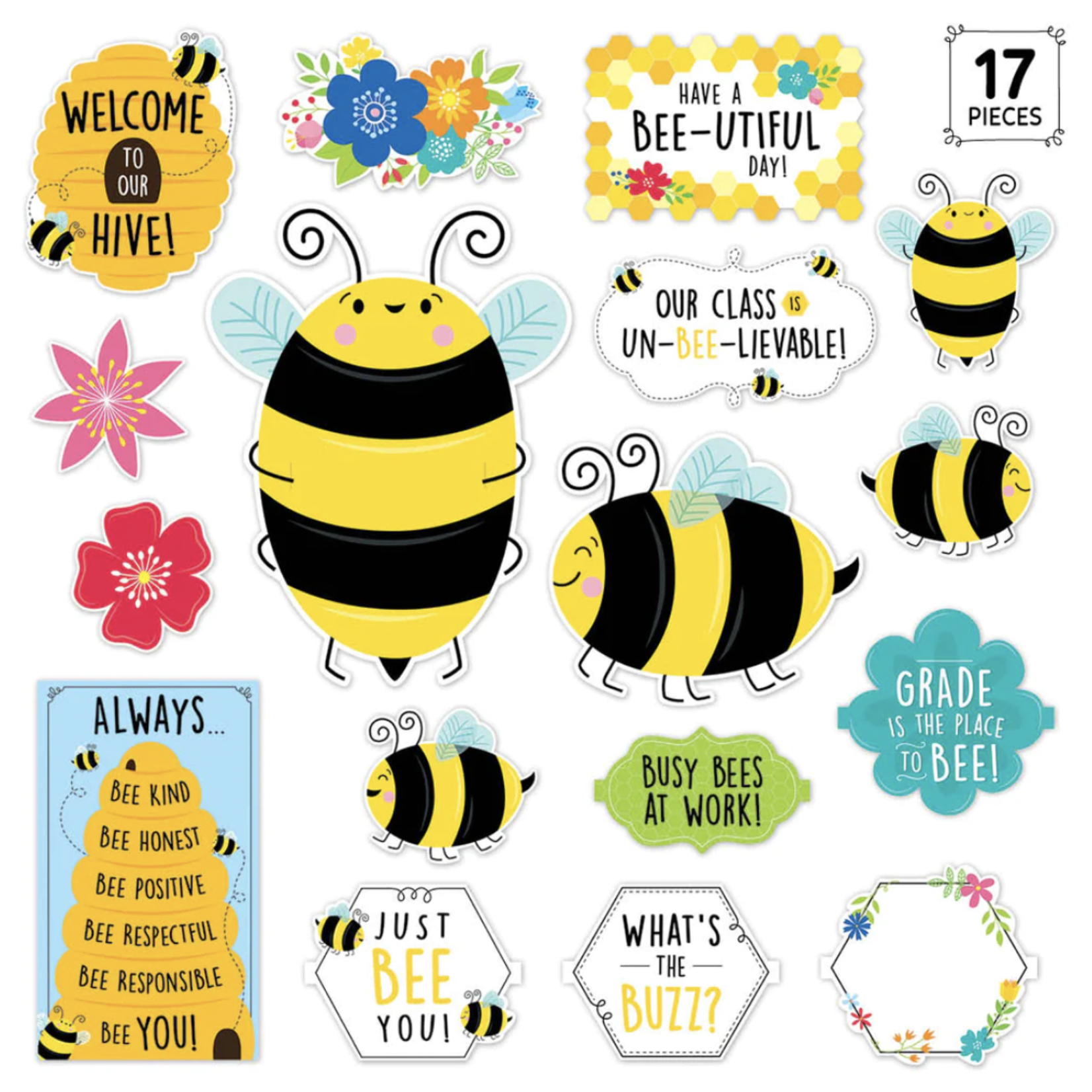 CREATIVE TEACHING PRESS Busy Bees Bulletin Board Set