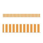 CREATIVE TEACHING PRESS Orange Bold Stripes EZ Border (Core Decor)