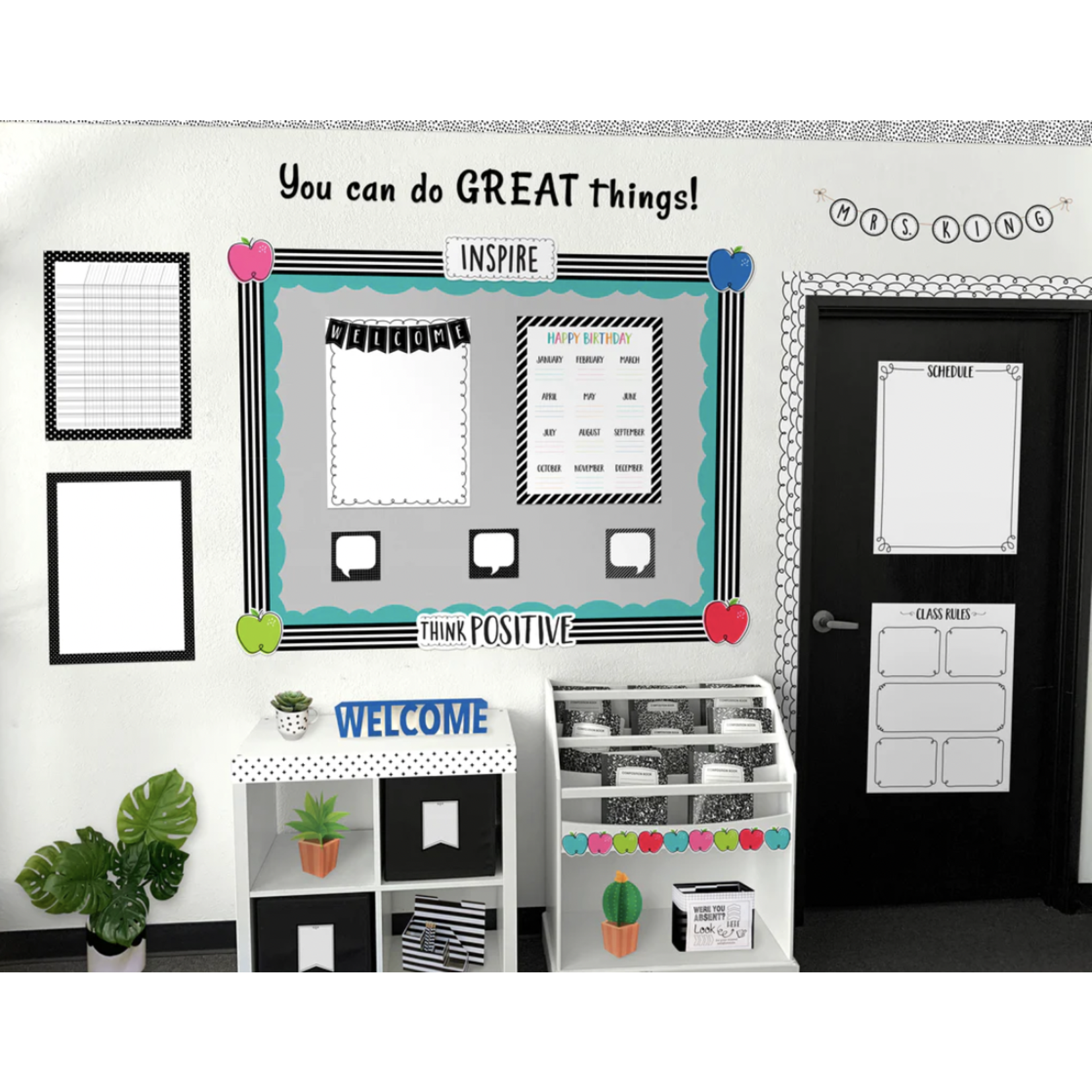 CREATIVE TEACHING PRESS Black Stripes EZ Border (Core Decor)