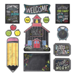 CREATIVE TEACHING PRESS Chalk It Up! School Time Fun Bulletin Board