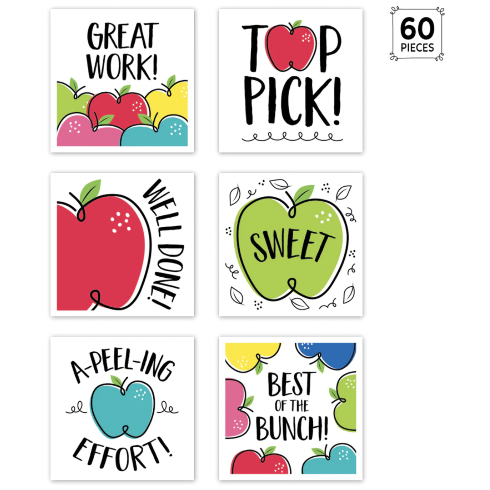 CREATIVE TEACHING PRESS Doodle Apple Rewards Stickers