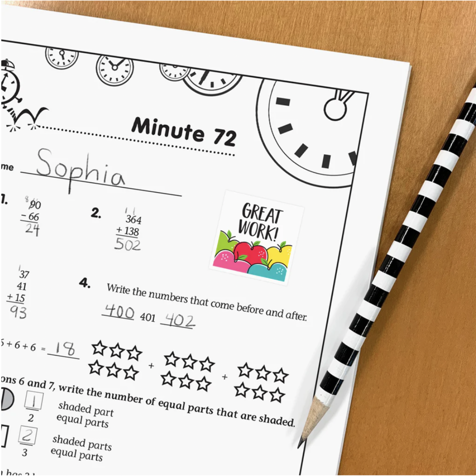 CREATIVE TEACHING PRESS Doodle Apple Rewards Stickers