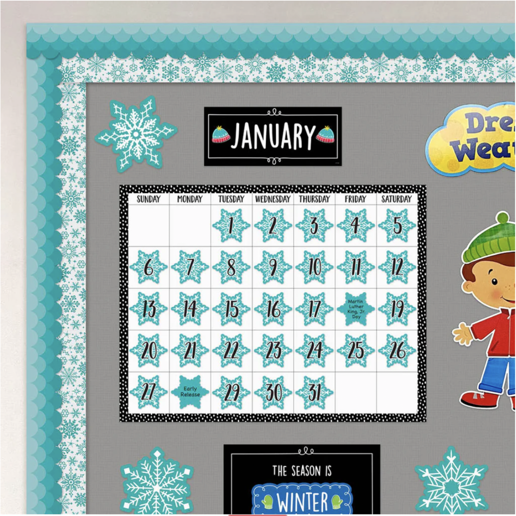 CREATIVE TEACHING PRESS Snowflakes 6" Designer Cut-Outs