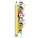CREATIVE TEACHING PRESS Stick Kid Friends Giant Banner