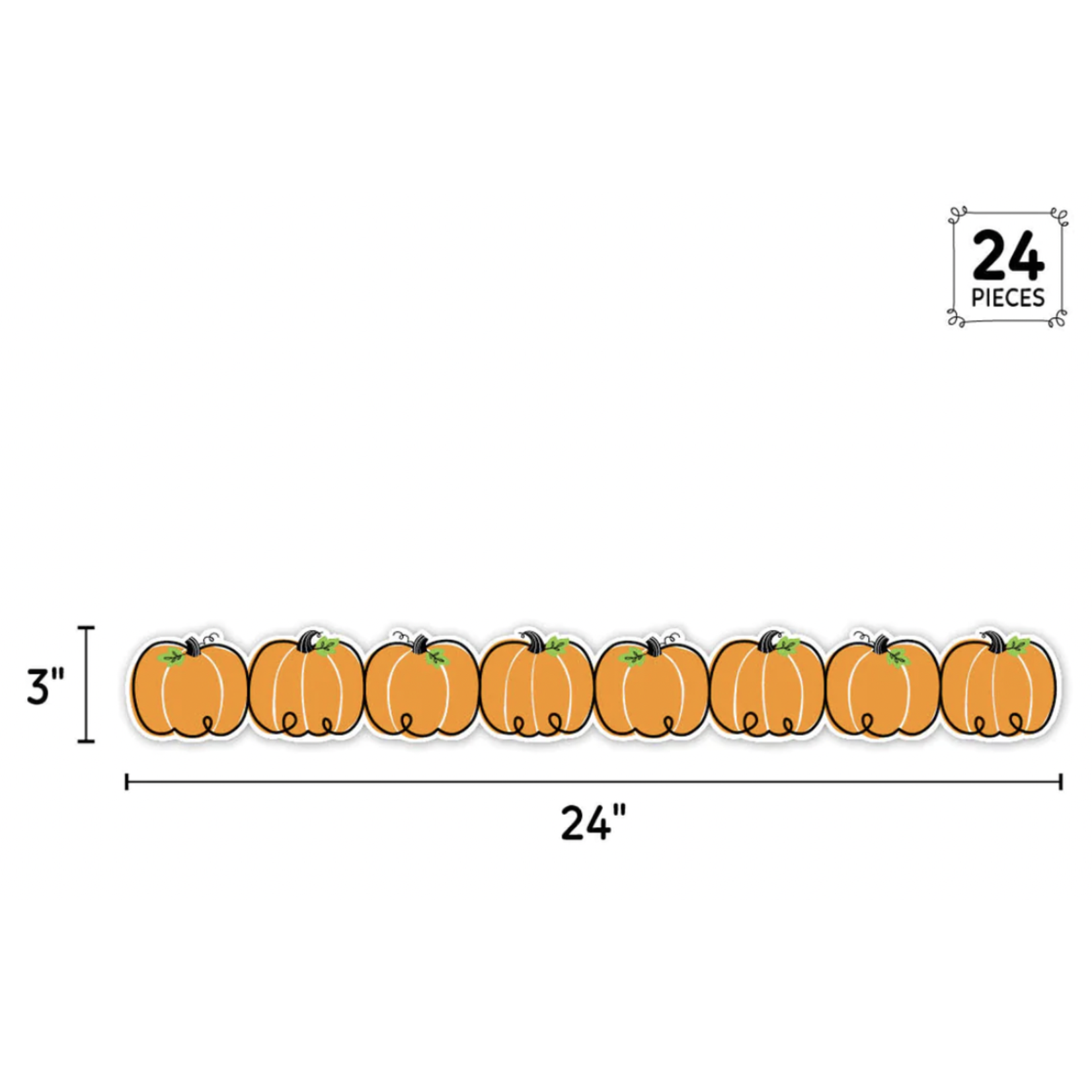 CREATIVE TEACHING PRESS Doodle Pumpkins EZ Border
