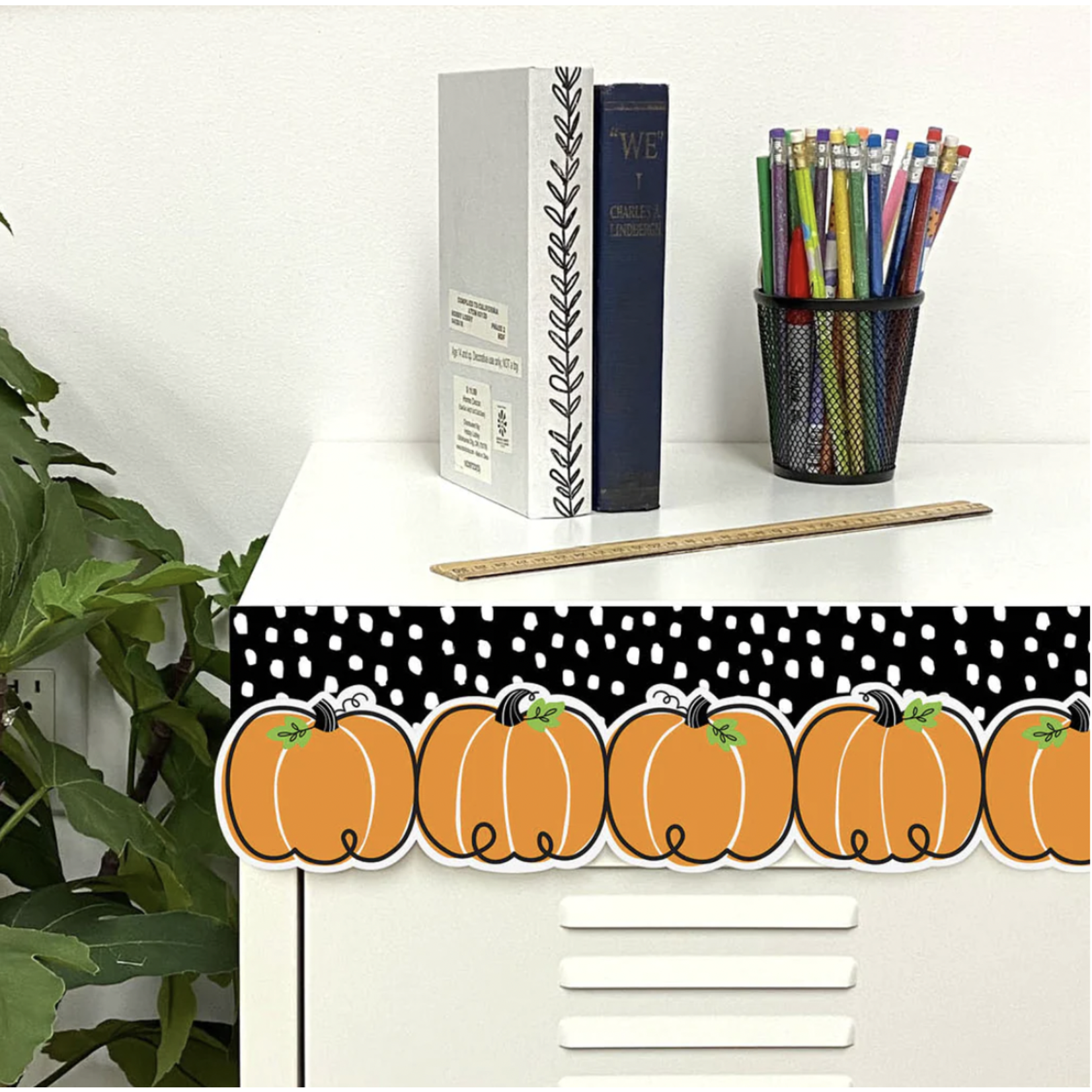 CREATIVE TEACHING PRESS Doodle Pumpkins EZ Border