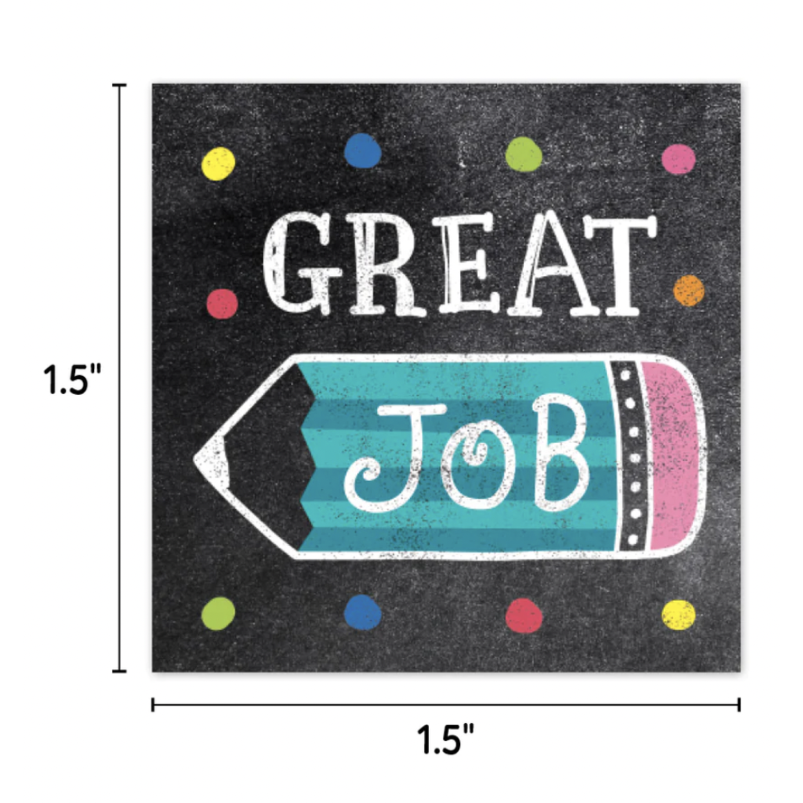 CREATIVE TEACHING PRESS Chalk It Up! Colorful Chalk Reward Stickers