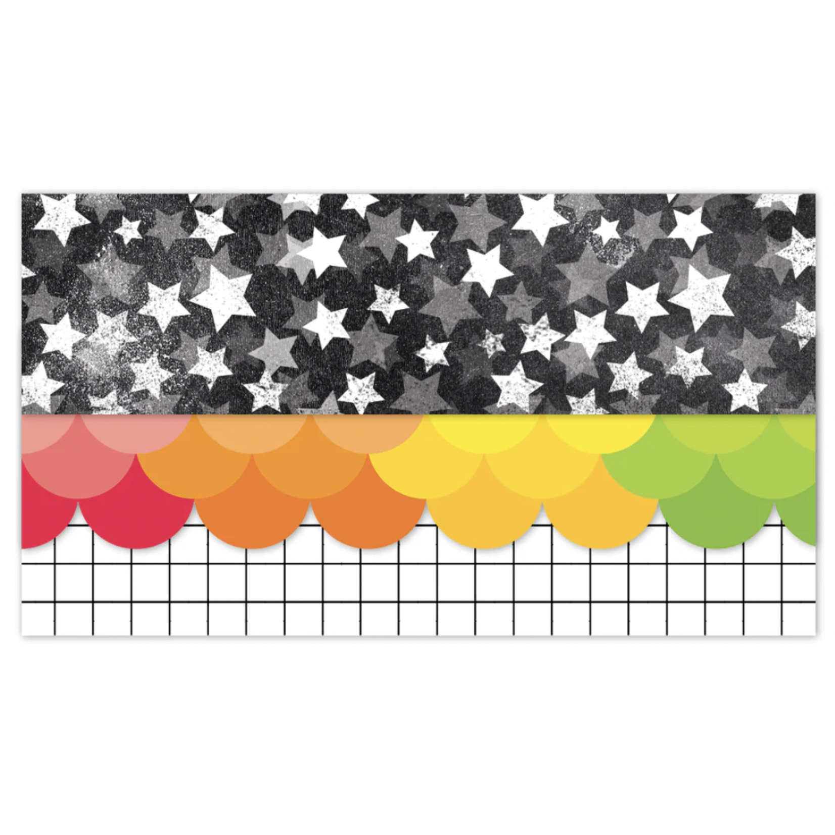 CREATIVE TEACHING PRESS Chalk It Up! Chalk Stars EZ Border