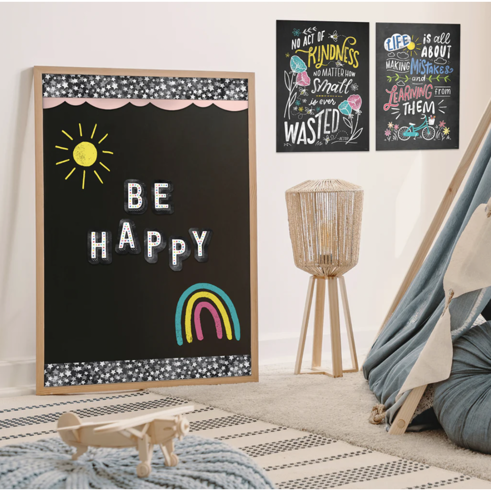 CREATIVE TEACHING PRESS Chalk It Up! Chalk Stars EZ Border