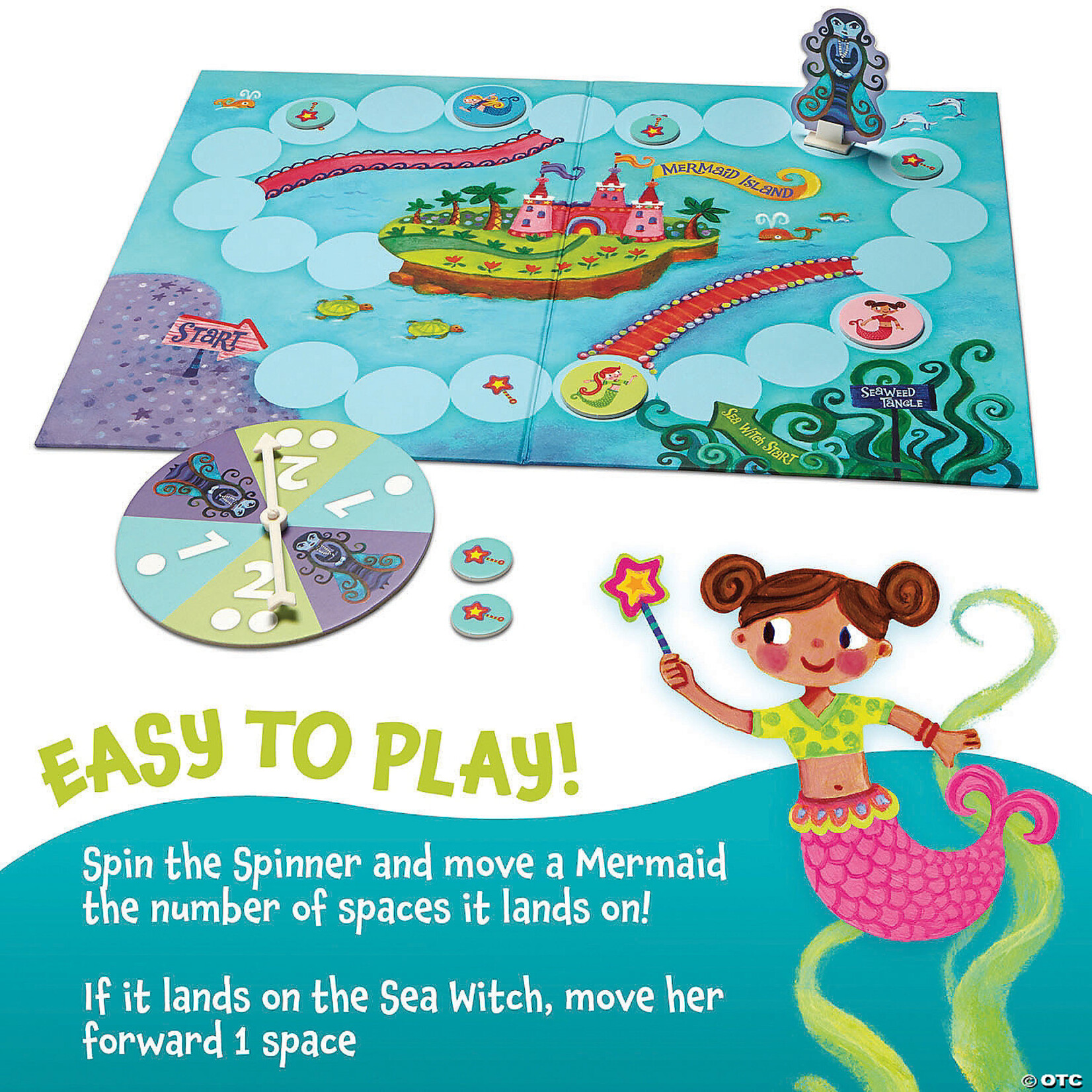 PEACEABLE KINGDOM Mermaid Island Cooperative Game