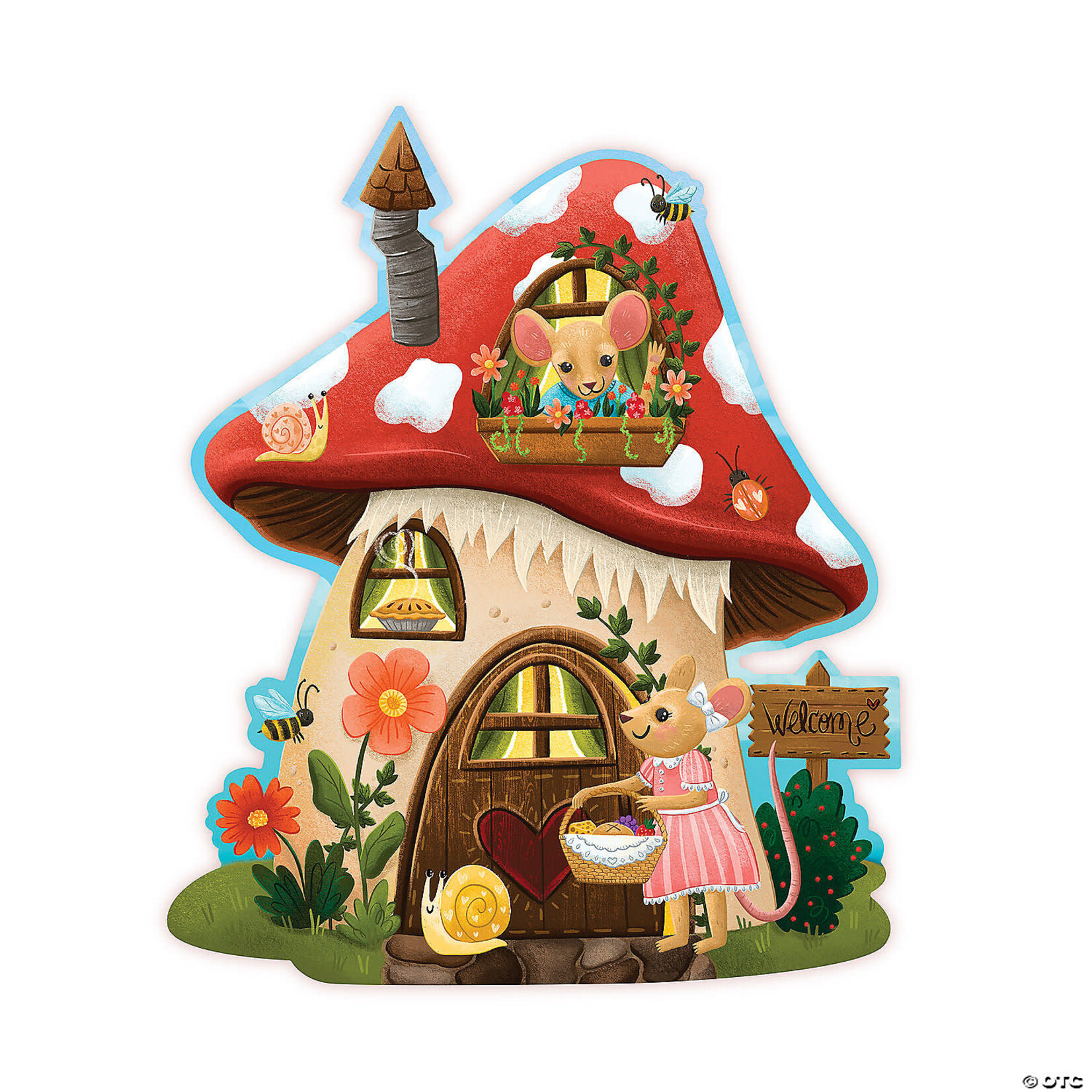 PEACEABLE KINGDOM Mouse House Floor Puzzle