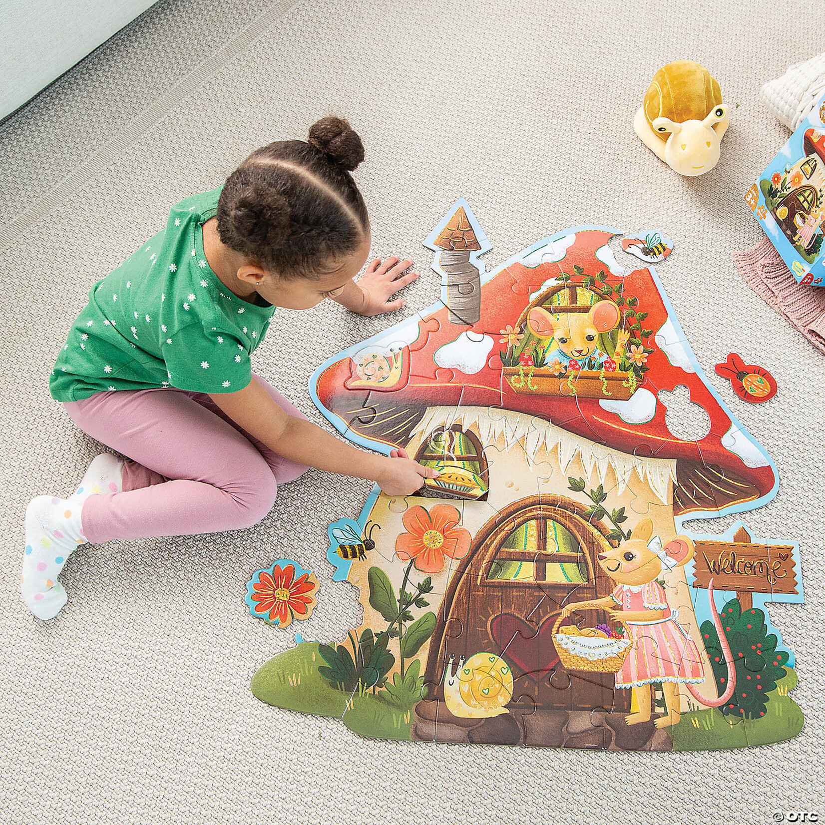 PEACEABLE KINGDOM Mouse House Floor Puzzle