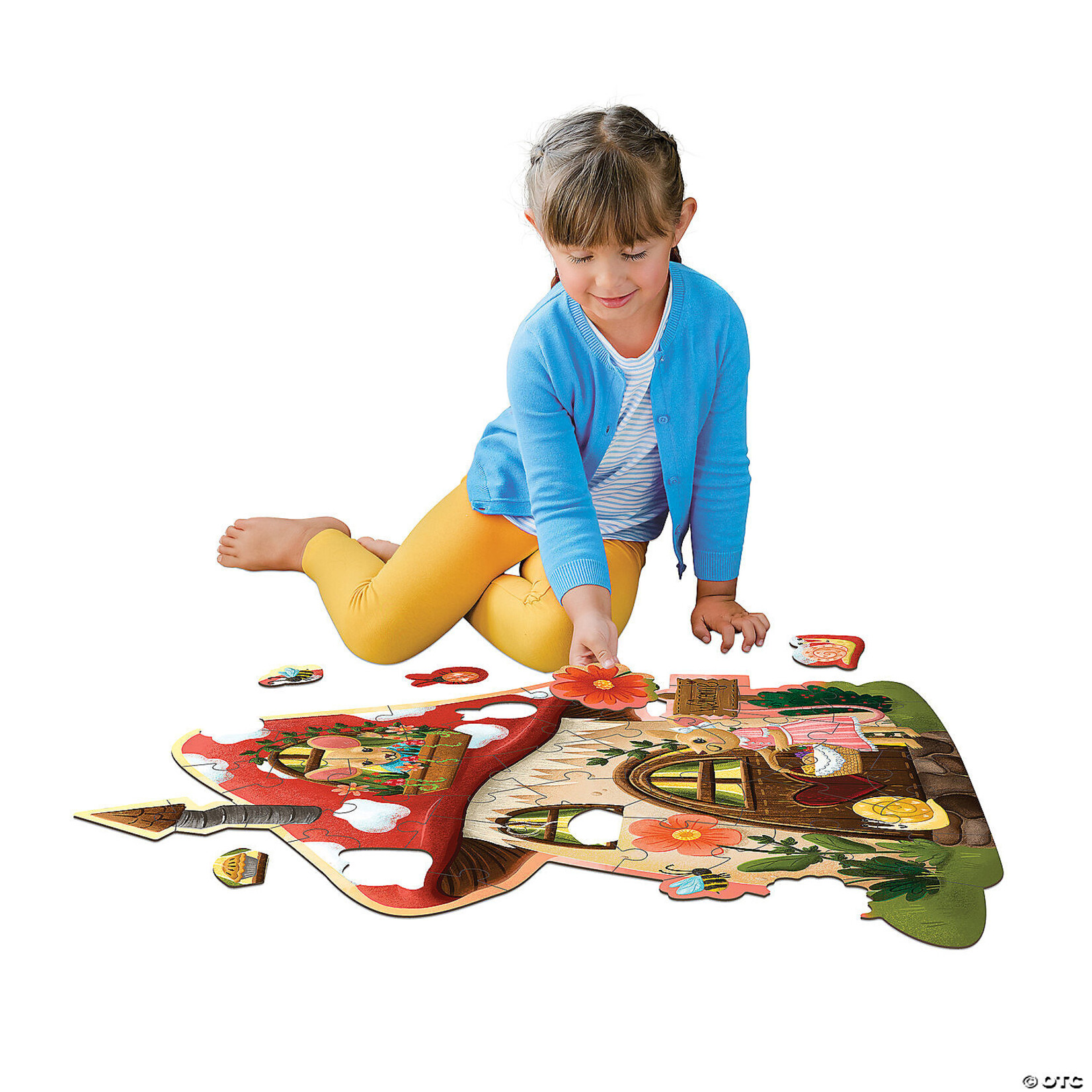 PEACEABLE KINGDOM Mouse House Floor Puzzle