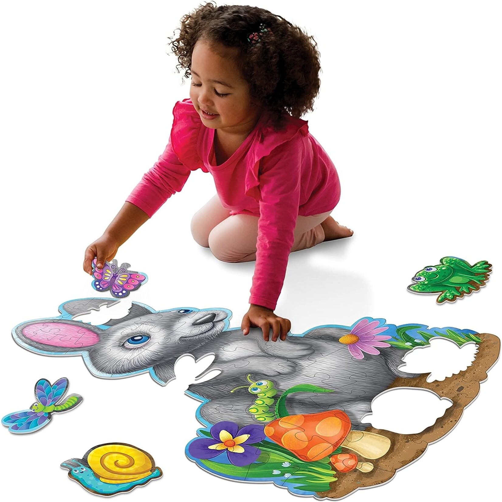 PEACEABLE KINGDOM Bunny Floor Puzzle