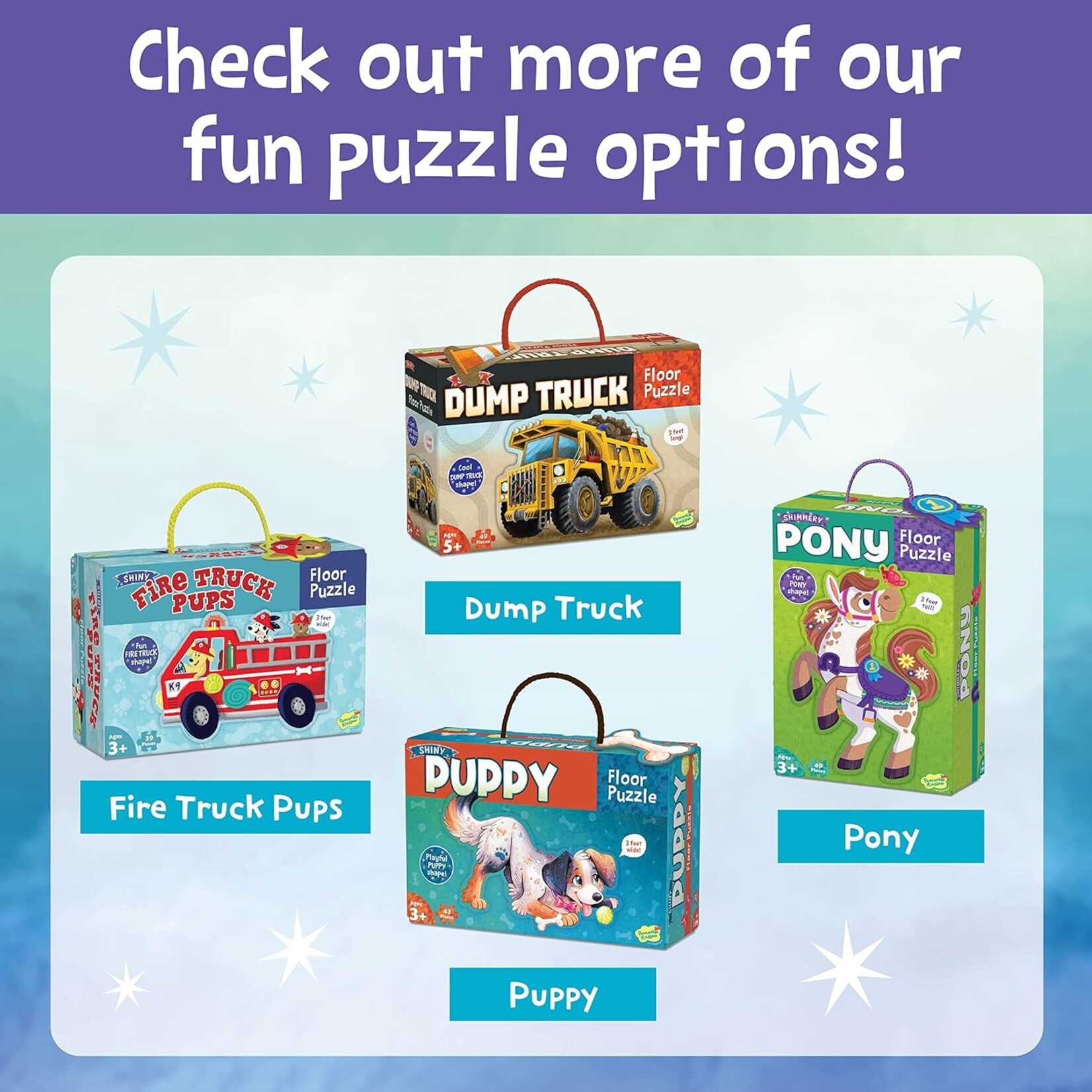PEACEABLE KINGDOM Bunny Floor Puzzle