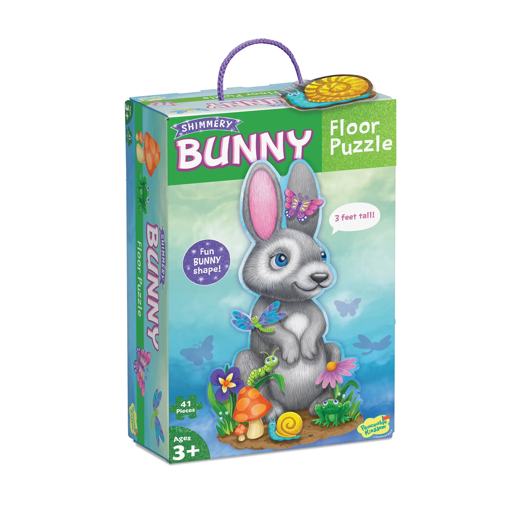 PEACEABLE KINGDOM Bunny Floor Puzzle
