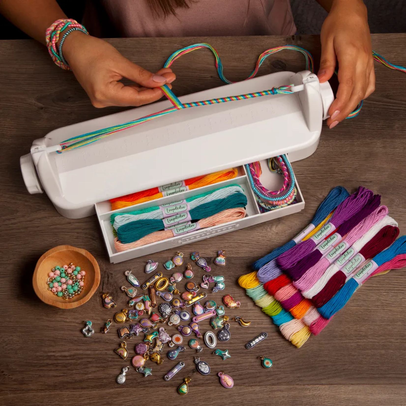 Loopdedoo Deluxe DIY Friendship Bracelet Maker Kit