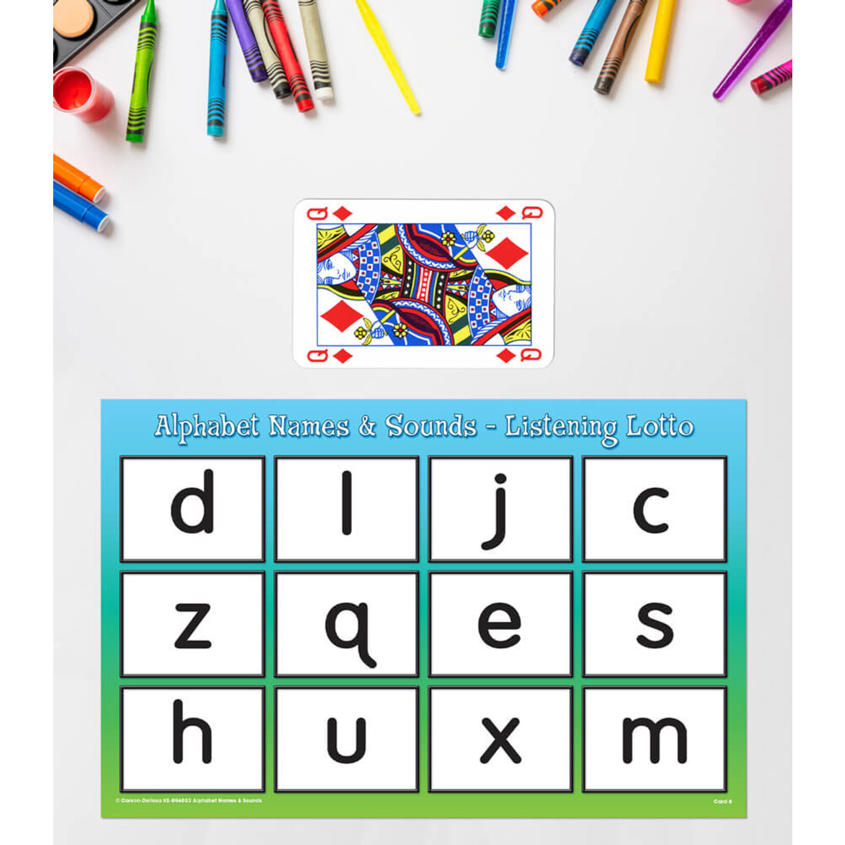 CARSON DELLOSA PUBLISHING CO Alphabet Names & Sounds Board Game Grade PK-1