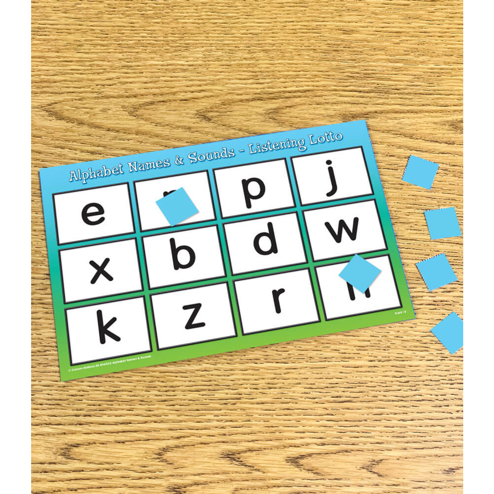 CARSON DELLOSA PUBLISHING CO Alphabet Names & Sounds Board Game Grade PK-1