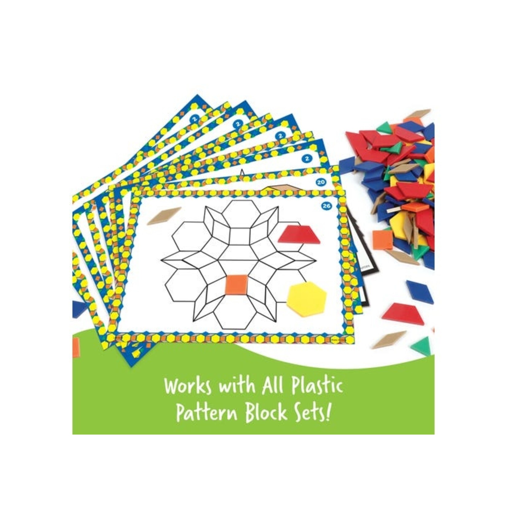 LEARNING RESOURCES INC Pattern Block Design Cards