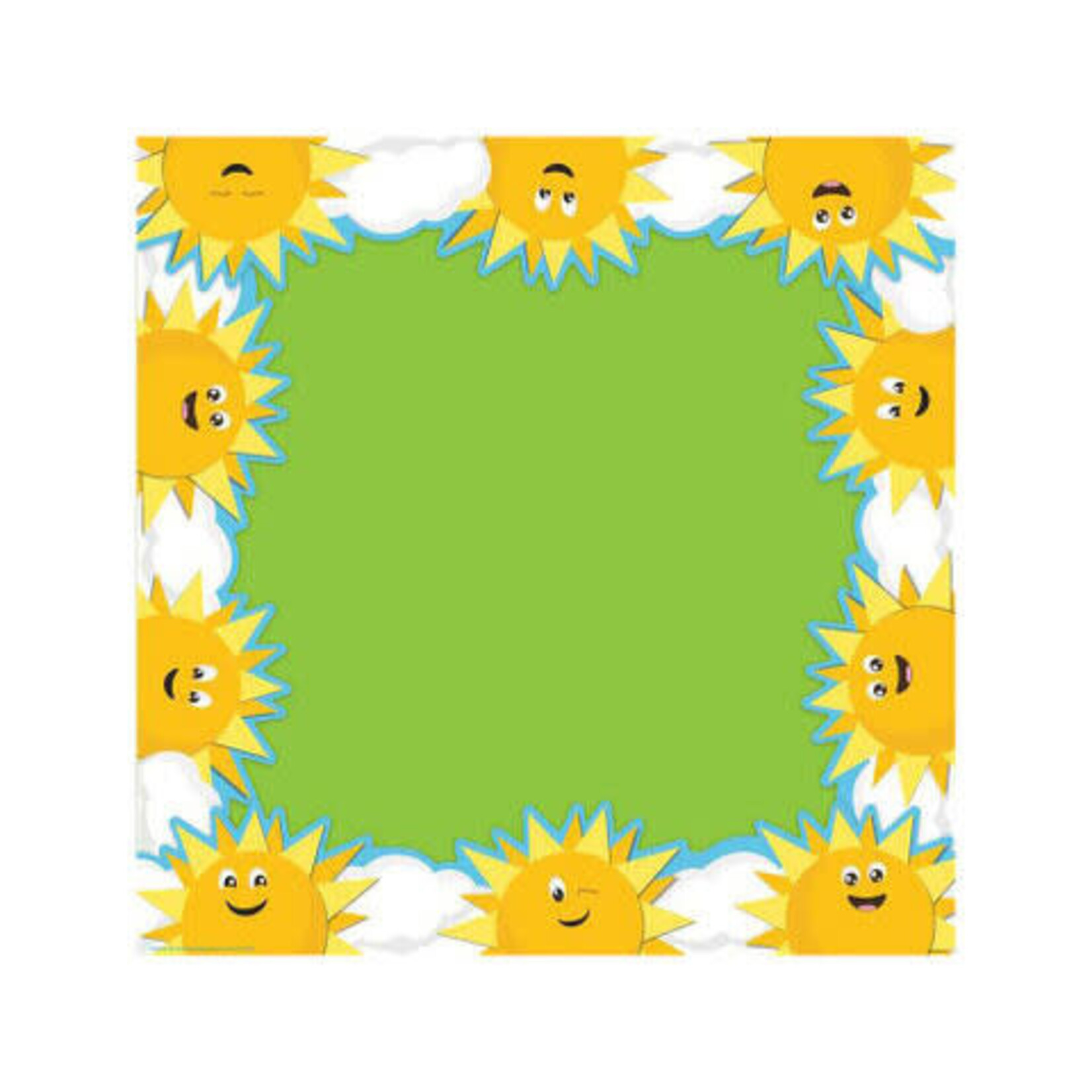 Sun & Clouds Diecut Decoration Trim Extra Wide Border