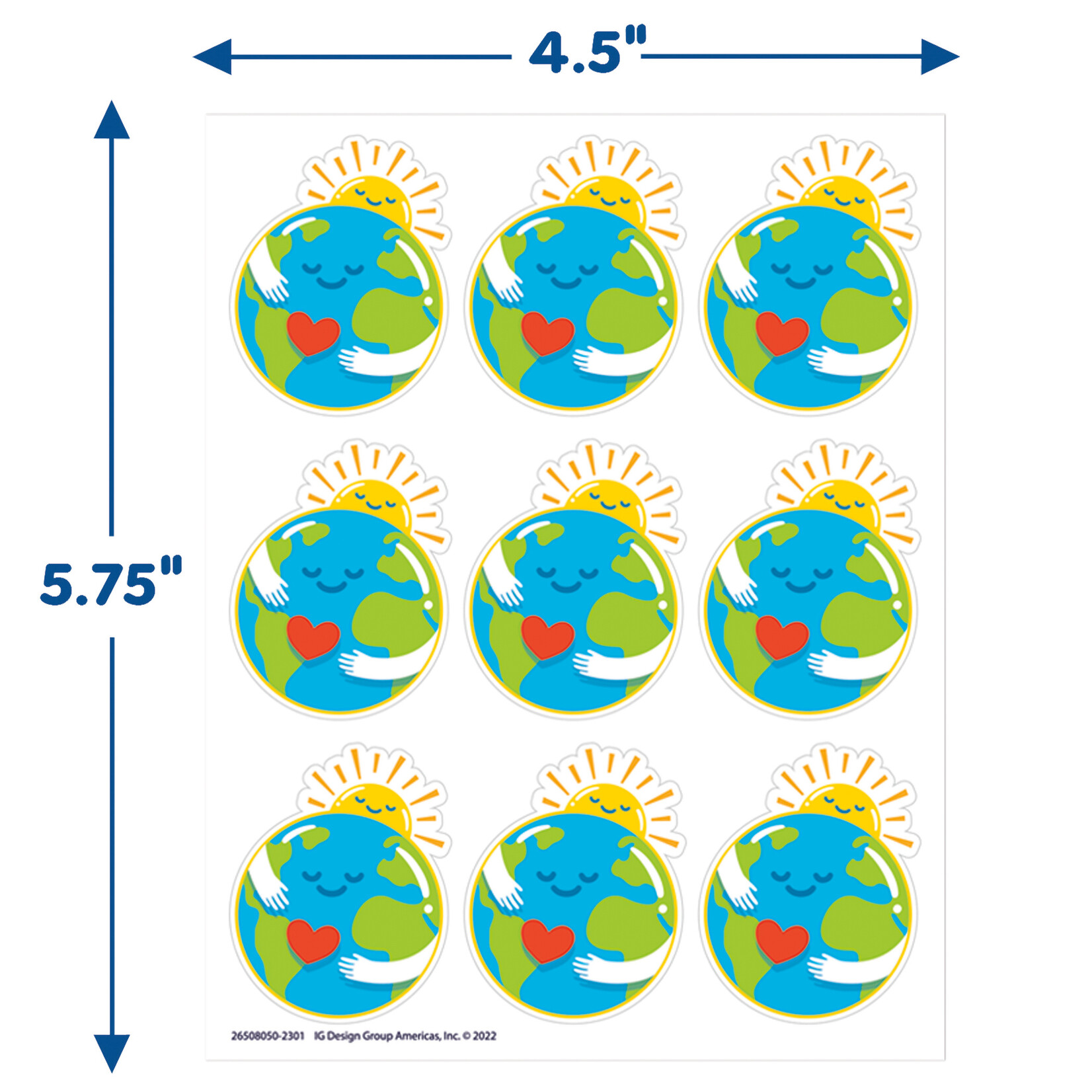 Earth Giant Stickers