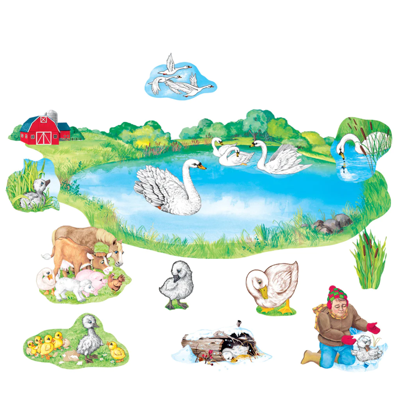 The Ugly Duckling Felt Story